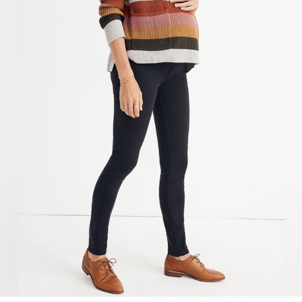 NWT Madewell Maternity Over-the-Belly Skinny Jeans in Lunar Wash